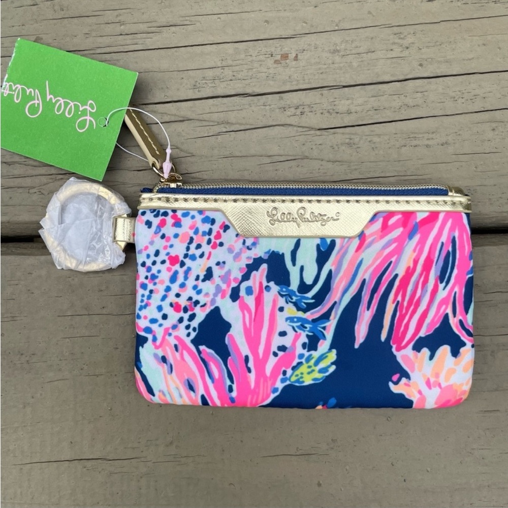 NWT Lilly Pulitzer Key Id Case in Sunken Treasures